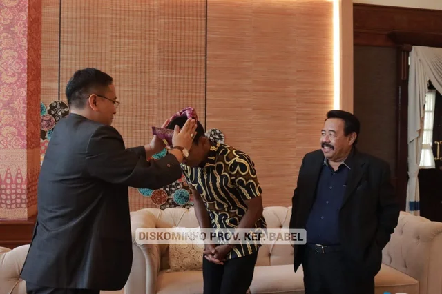 Pj Gubernur Suganda Silaturahmi Bersama SMB IV Palembang