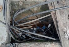Warga Keluhkan Pemasangan Kabel PT. Telkom Baturaja di Parit Diduga Asal-asalan